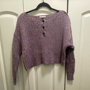 American Eagle Purple Sweater